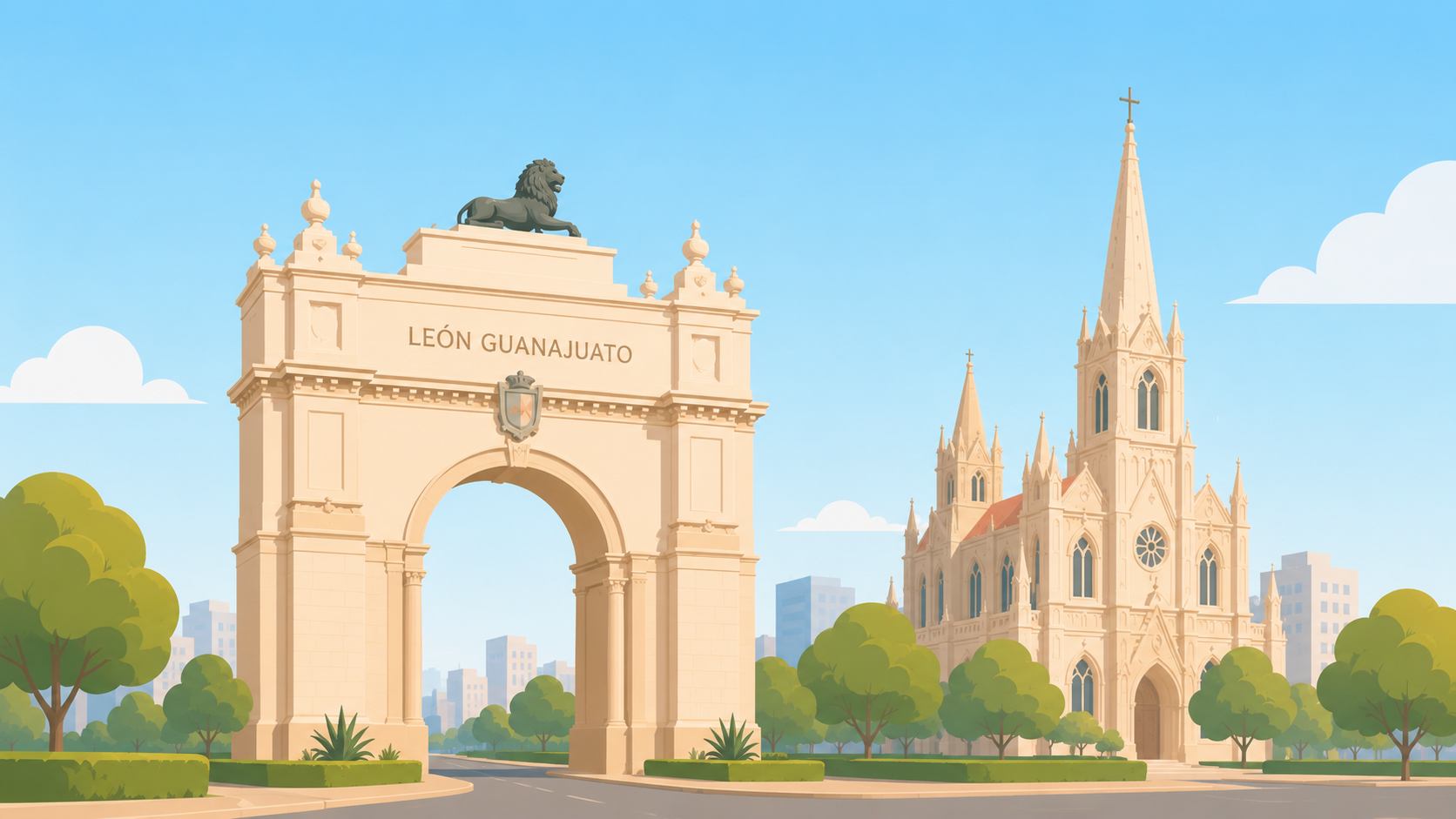 Ilustración de Guanajuato · León