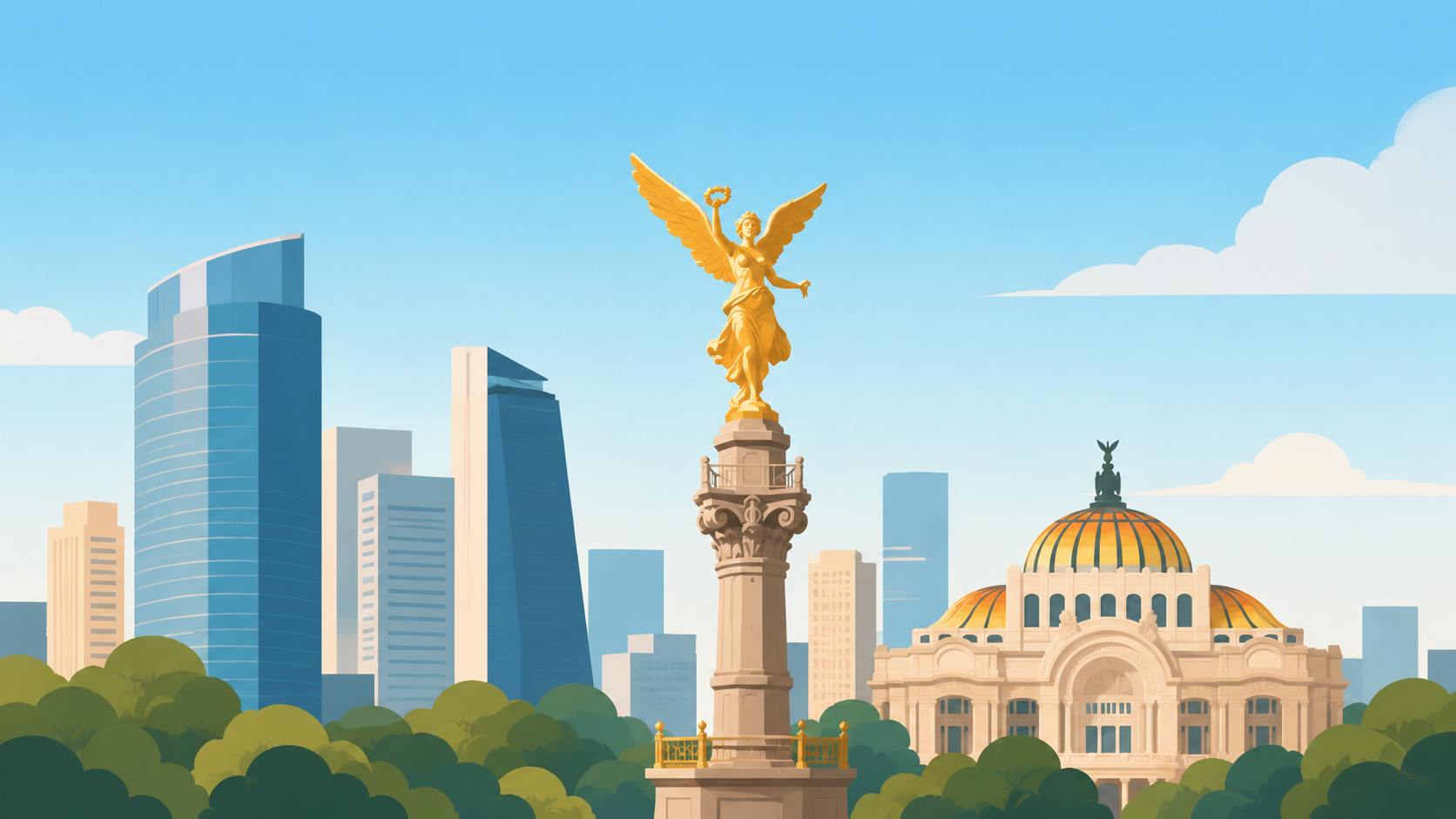 Ilustración de Ciudad de México